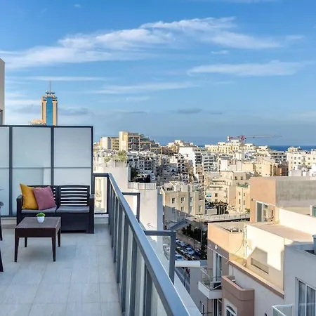 1br Penthouse With Prvt Balcony In St Julians By 360 Estates Saint Julian's