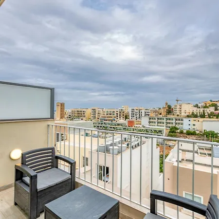1br Penthouse With Prvt Balcony In St Julians By 360 Estates