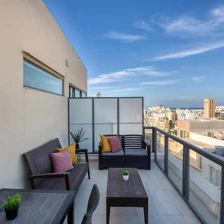 דירה 1br Penthouse With Prvt Balcony In St Julians By 360 Estates Saint Julian's